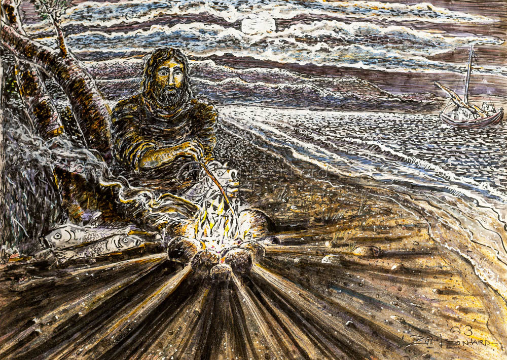 Breakfast at the Kinneret