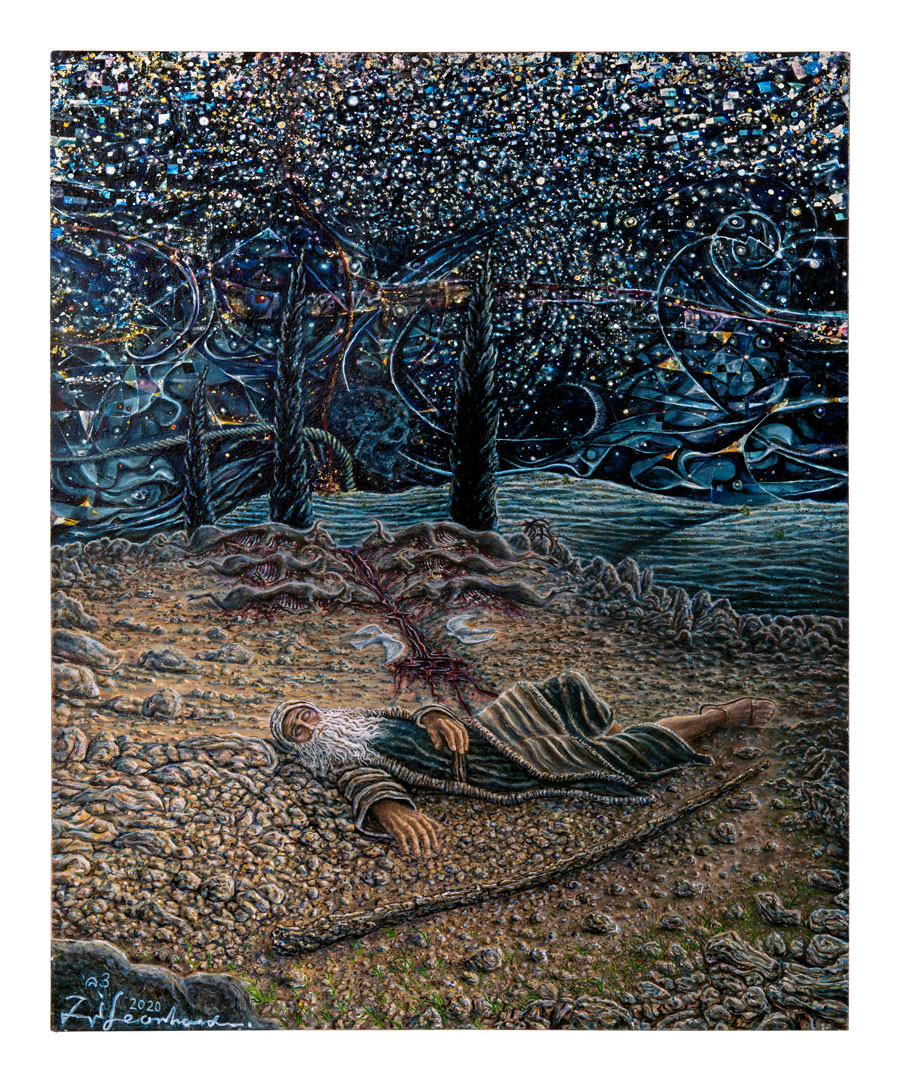 Avram's Dreadful Dream (oil painting on canvas)